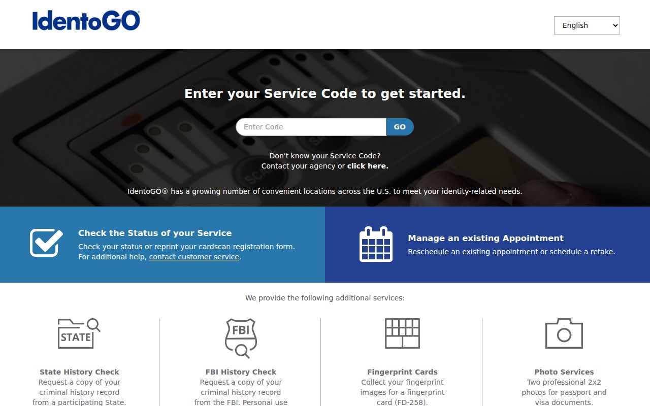 IdentoGO fingerprint enrollment for Elk County residents